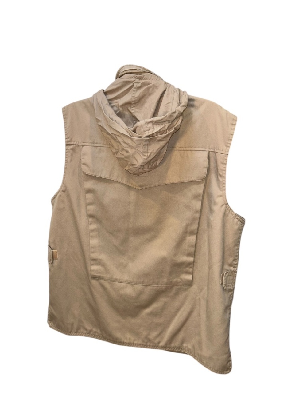 Banana Republic Original Safari Outfitters Vintage cotton khaki vest L - Picture 3 of 4
